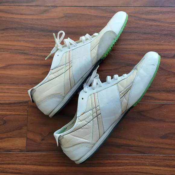 Hugo Boss White Leather Retro Sneakers Size 12 - Picture 6 of 9